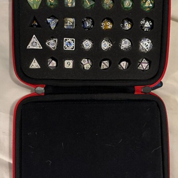 Epic Hoard! 10 Sets D&D Polyhedral Dice + Organizer Case | New/NNU RPG Game - Picture 5 of 5
